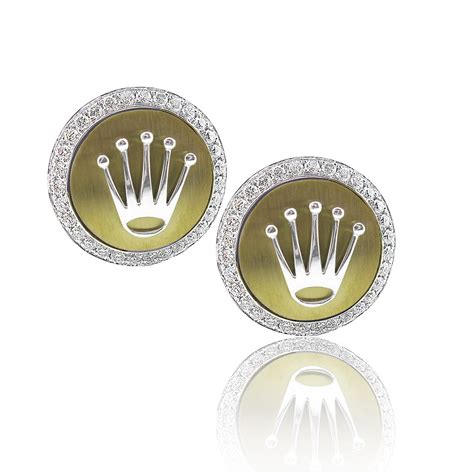 rolex gold cufflinks